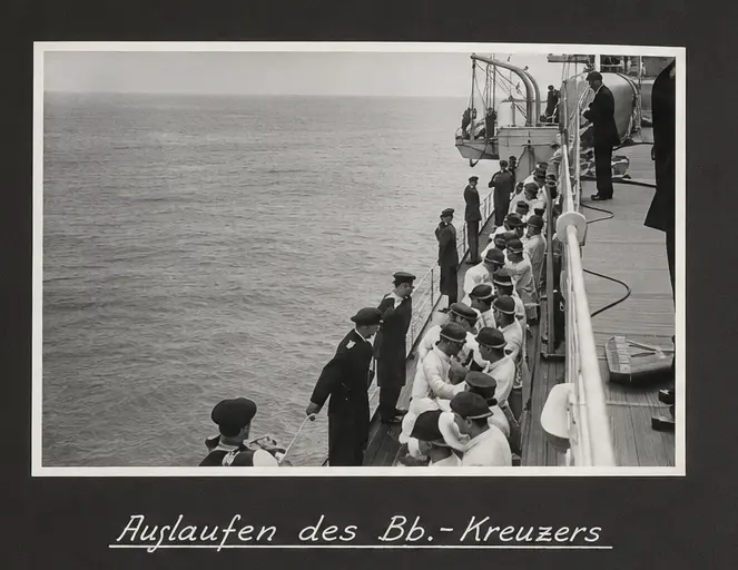 Llegada a Santa Cruz de La Palma del entonces capitán de fragata Karl Doenitz. en el crucero Emden.